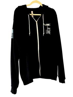 Nine Line Apparel Mens Weapons Are Part Of My Religion Patriot Full Zip Hoodie S